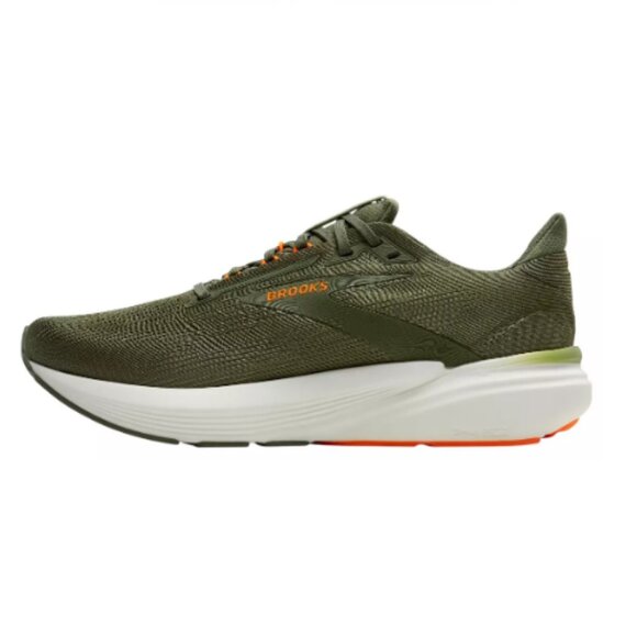 [BUY NOW] Running Shoes Men's Revel 8 Brooks/Color: Olive/Tea/Orange - Picture 4 of 7